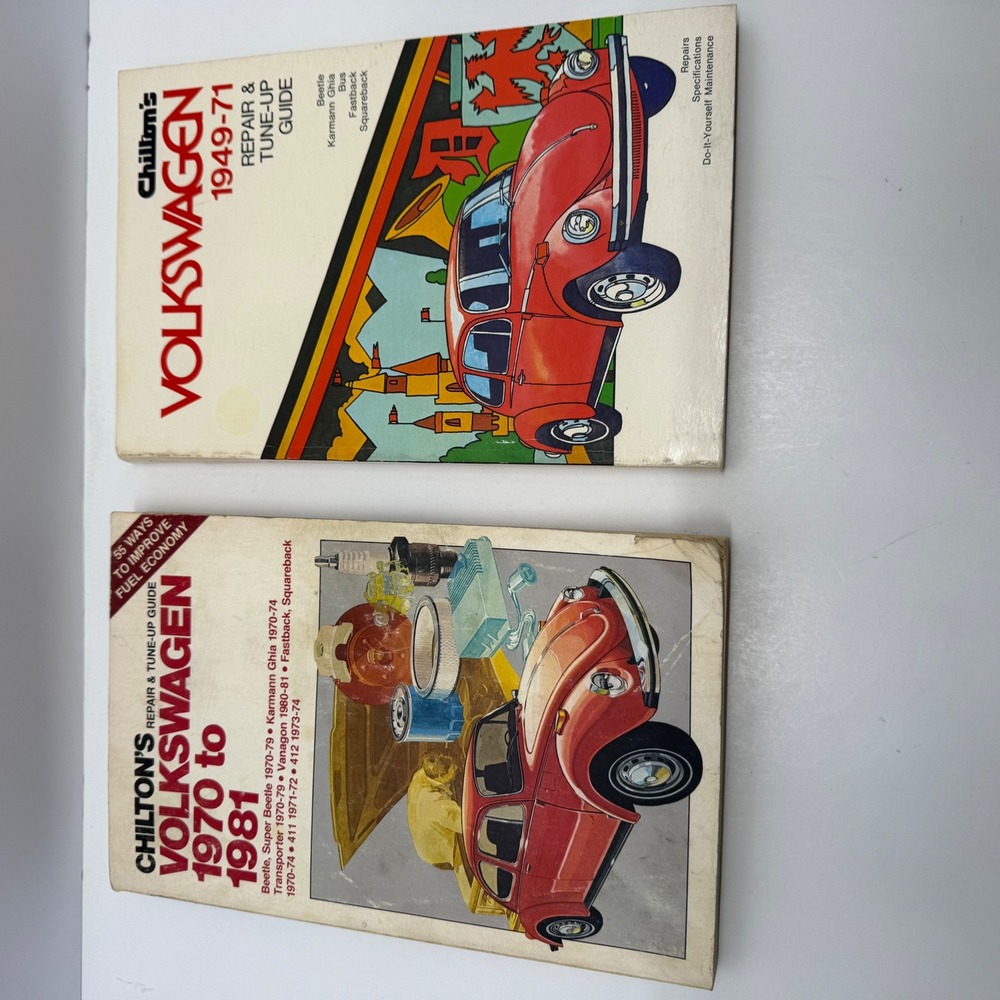 Chilton Volkswagen Repair & Tune-Up Guides 1949-1971 & 1970-1981 VW Manuals Lot